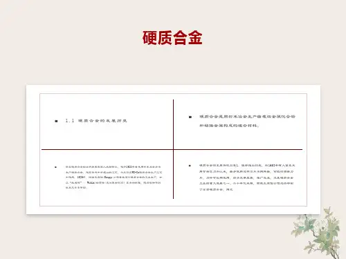 金属陶瓷硬质合金