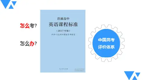 【英语】【第1部分】【××老师】中国高考评价体系对2020年英语高考命题趋势的影响分析(课件)