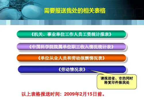 最新年工资统计报表填报要求及指标解释PPT课件