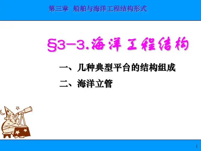 3-3海洋工程结构