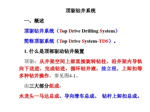 钻井系统-顶驱结构