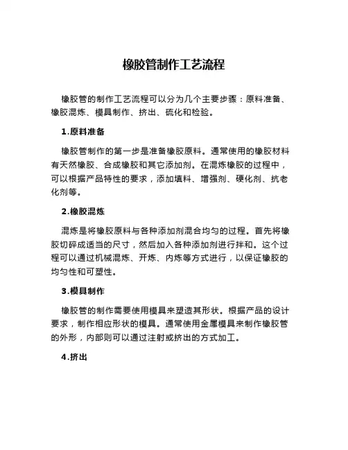 橡胶管制作工艺流程