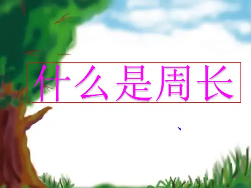新北师大版三年级上册数学《什么是周长》PPT课件