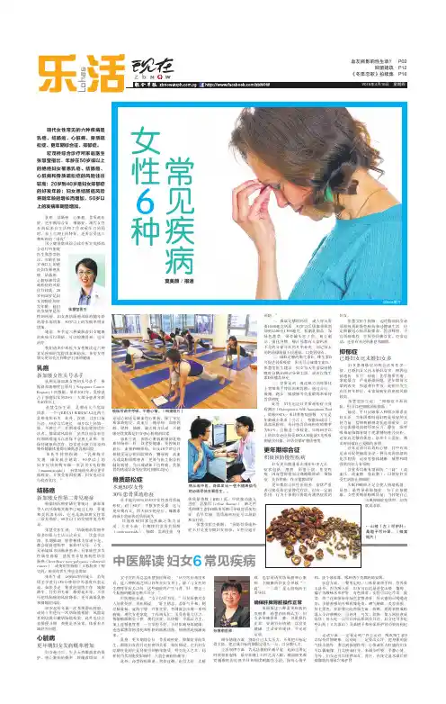中医解读妇女6常见疾病