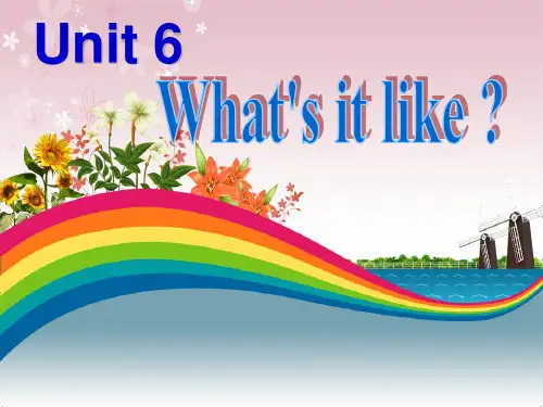 剑桥少儿英语三级上-Unit-6