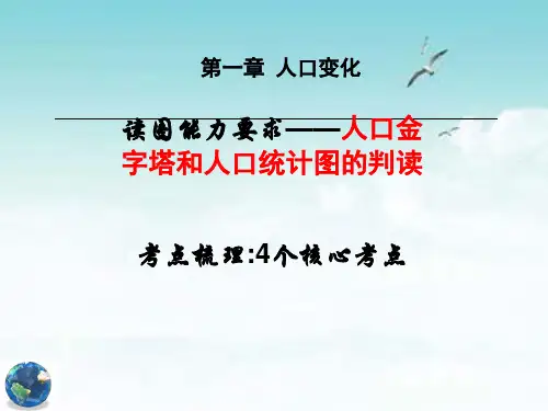 人口金字塔的判读和人口统计图