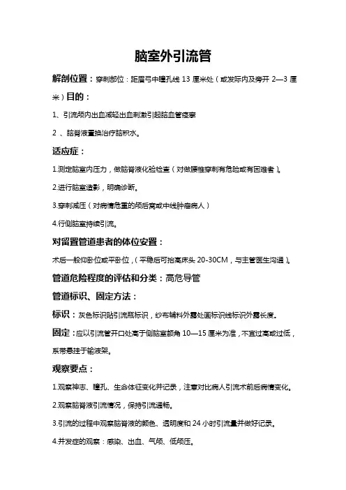 脑室外引流