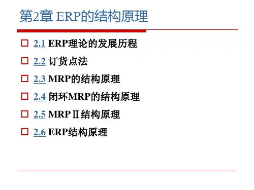 ERP的结构原理基础知识讲义.pptx