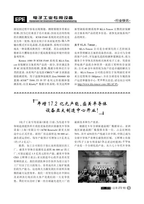 年增17.2亿元产能,盛美半导体设备亚太制造中心开业!