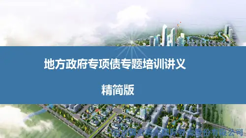 发债项目培训课件咨询部