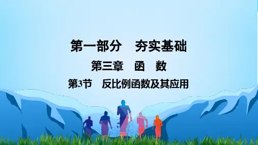 中考数学专题复习 反比例函数及其应用