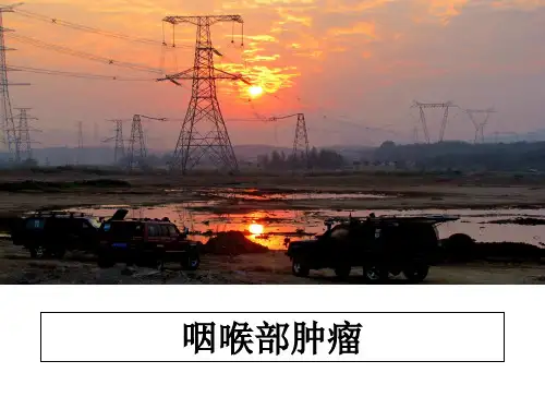 最新咽喉部肿瘤教学讲义PPT课件