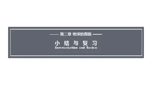 湘教版七年级上册地理 教学课件 第二章 地球的面貌 海陆变迁