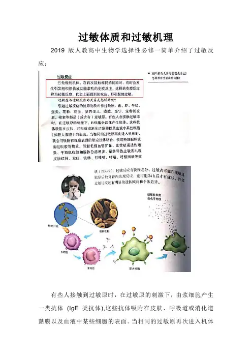 过敏体质和过敏机理