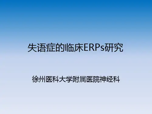 失语与ERPs研究