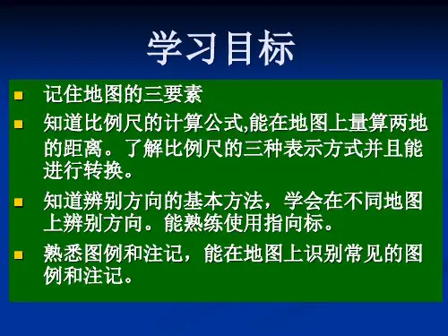 地图基本要素PPT课件-完美版