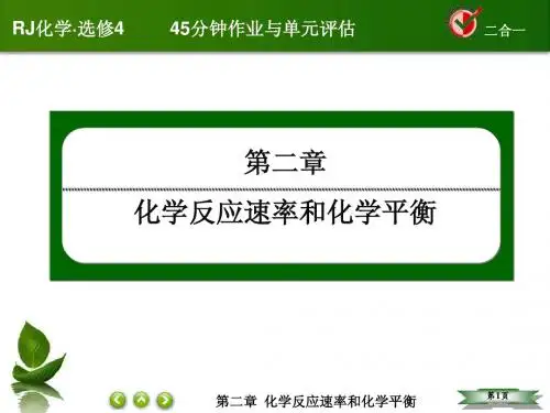 化学反应速率和化学平衡2-3-2