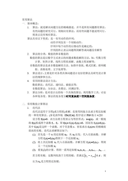 各种常用算法示例,大家看了就知道啦,都是常用的,算法研究者必备。