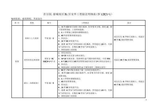 室外工程做法