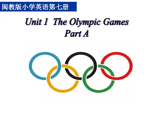 小学英语闽教版第七册U1PA课件 1