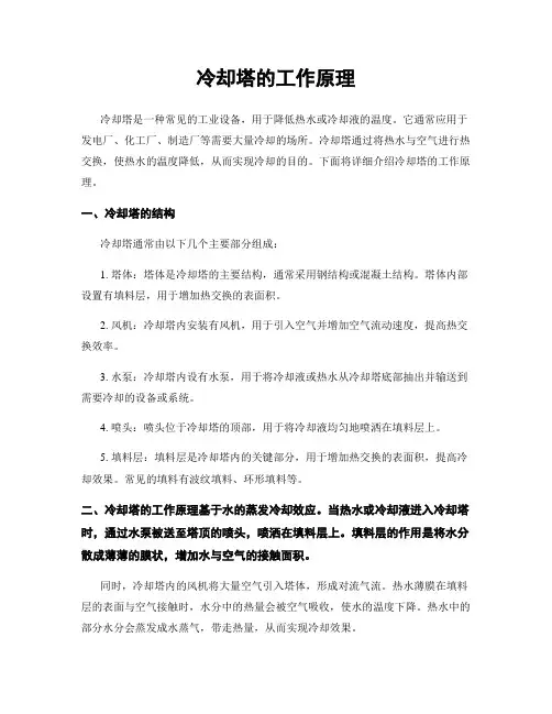 冷却塔的工作原理