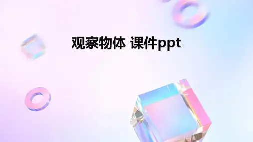观察物体 课件ppt课件