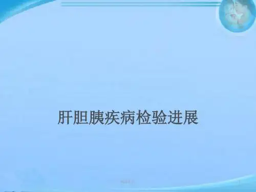 肝胆胰疾病检查  ppt课件