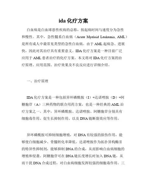 ida化疗方案