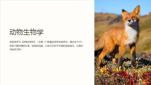 《动物生物学》课件