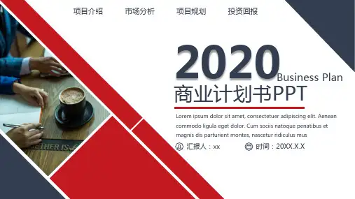 企业商业计划书项目介绍PPT模板