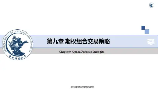 期权与期货课件第9章 期权组合交易策略