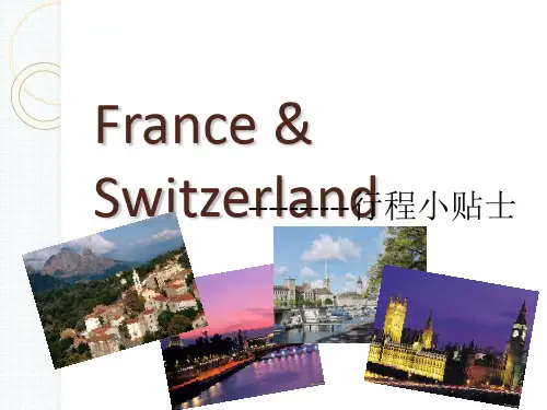 法国瑞士旅游小贴士精品PPT课件