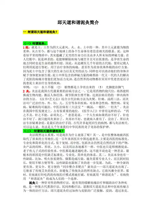 泥灸简介