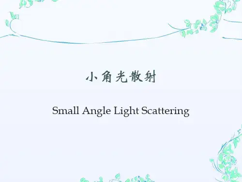 小角光散射资料