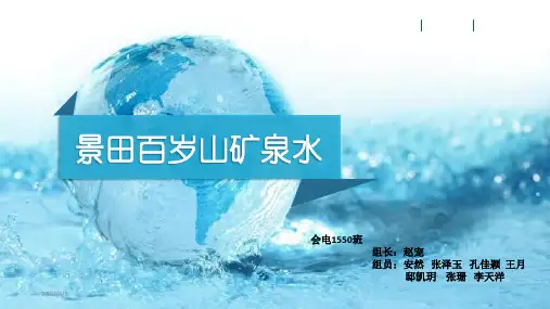 百岁山广告策划书PPT
