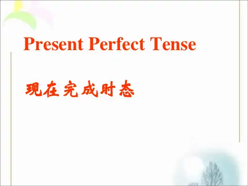 仁爱版九年级英语上册语法课件：现在完成时(共26张PPT)