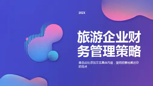 旅游企业财务管理ppt模板