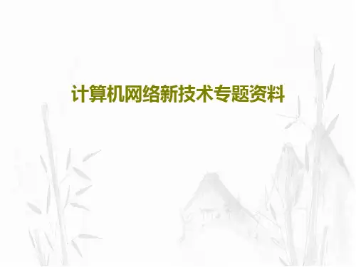 计算机网络新技术专题资料33页PPT