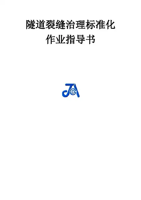 隧道裂缝治理作业指导书