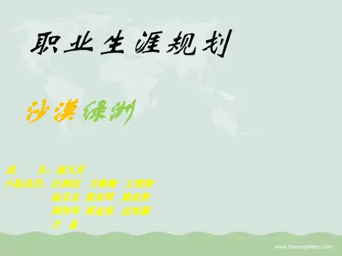 人力资源管理-职业生涯规划PPT(共44页)