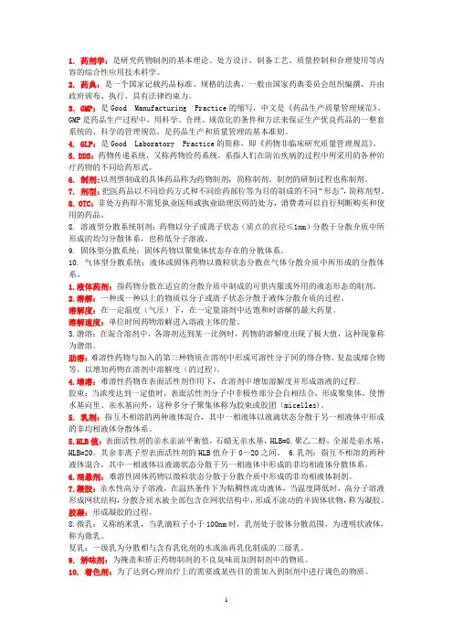 药剂学