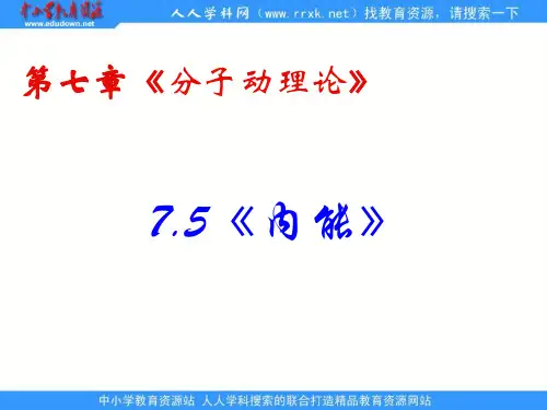 人教版选修(3-3)《内能》ppt课件1