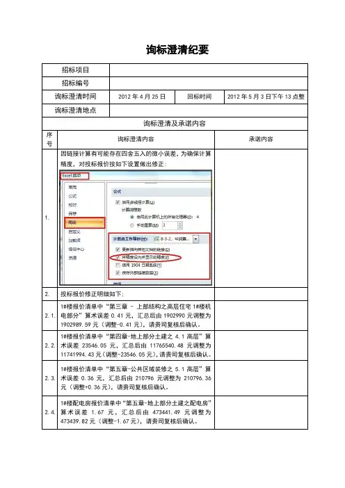 询标纪要(1)