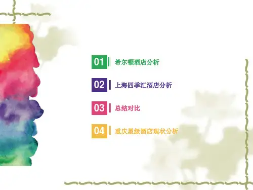 酒店调研分析
