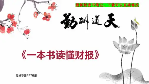 《一本书读懂财报》读书笔记思维导图