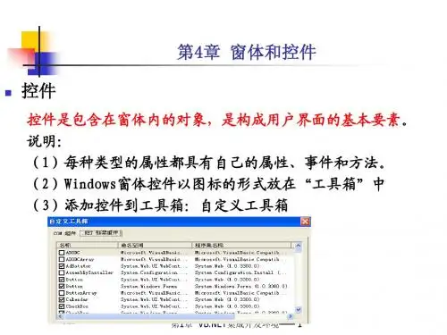 office窗体和控件