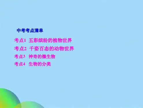 生物圈中的微生物(共68张PPT)