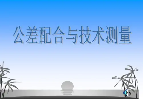 公差配合与技术测量精品PPT课件