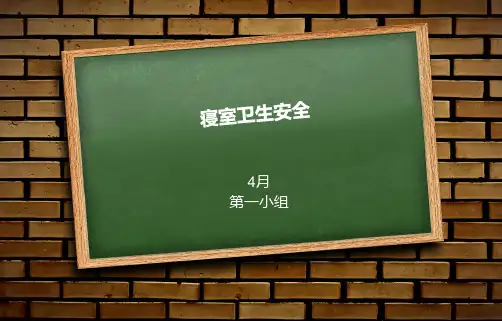 寝室卫生安全ppt课件