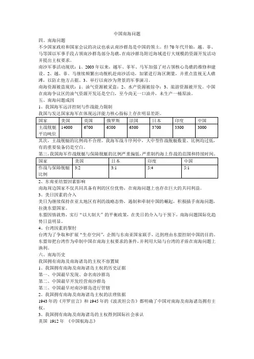 中国南海问题(二)